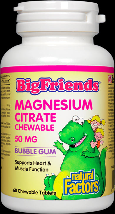 Magnesium Citrate Big Friends 50 mg - Дъвка