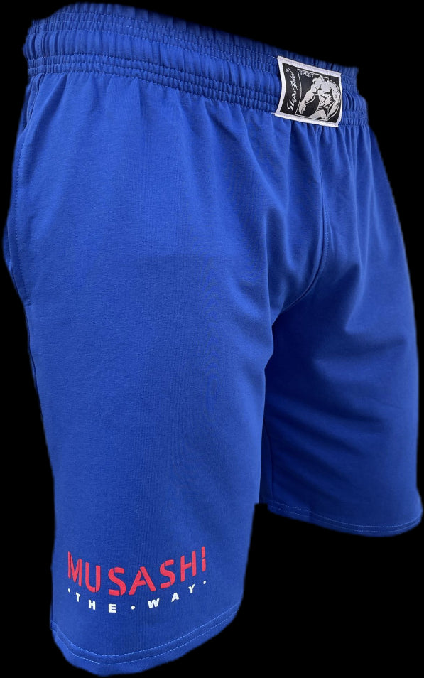 Къси панталони гладки - Сини / Shorts - Blue - XL