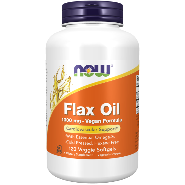Flax Oil 1000 mg | Vegan Formula - 