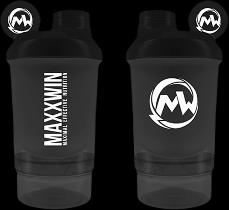 Maxxwin Shaker | 300 + 150 ml - Черен