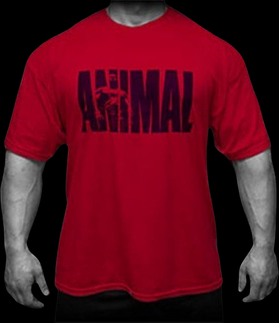 Animal T-Shirt / Red - XL