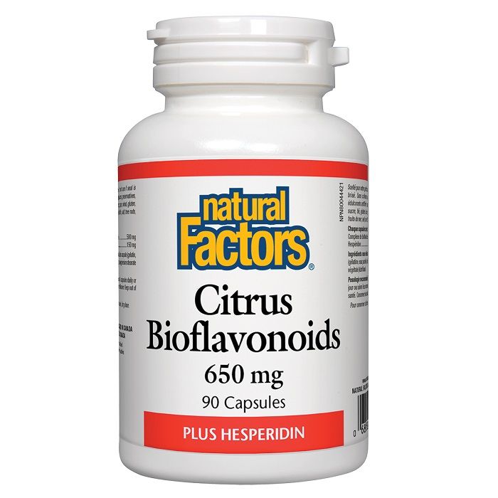 Natural Factors Citrus Bioflavonoids Цитрусови Биофлавоноиди + Хесперидин х 90 капсули