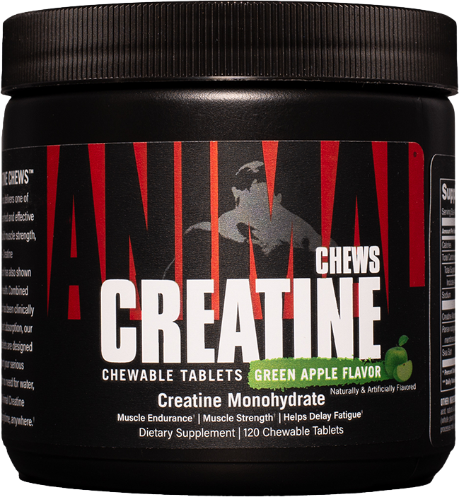 Animal Creatine Chews | with AstraGin® - Зелена ябълка