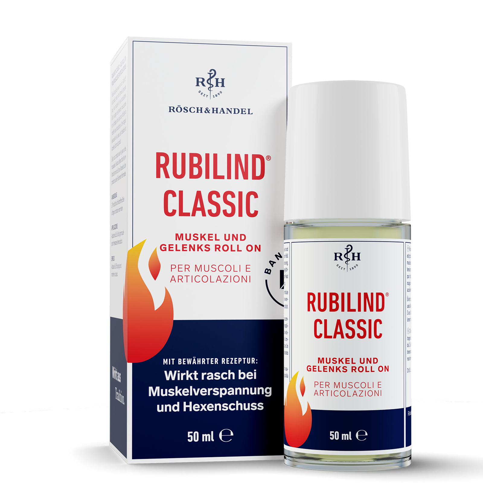 Rubilind Classic рол-он за мускули и стави - BadiZdrav.BG
