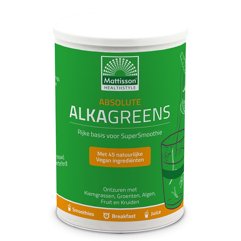 Алкално-киселинен баланс - Алка Грийнс - Absolute Alkagreens, 300 g прах