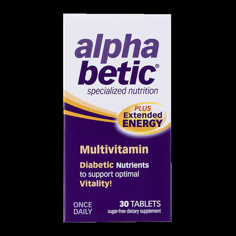 Енергизиращи мултивитамини за диабетици - Alpha betic®, 30 таблетки