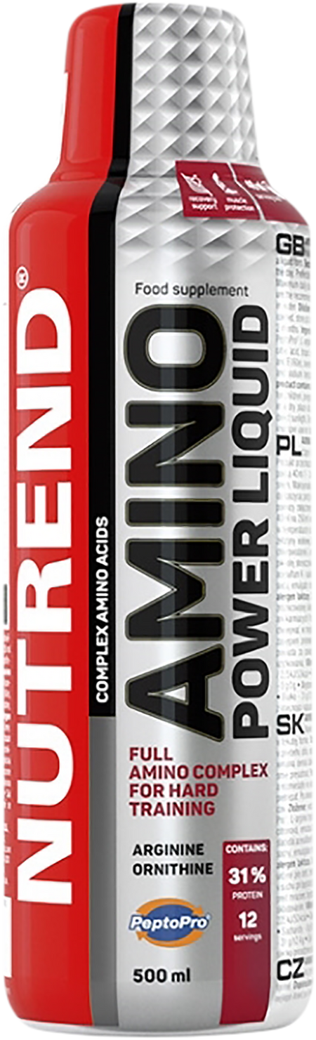Течни аминокиселини / Amino Power Liquid / за по-добро възстановяване, Nutrend ,1000 мл, 25 Дози - BadiZdrav.BG