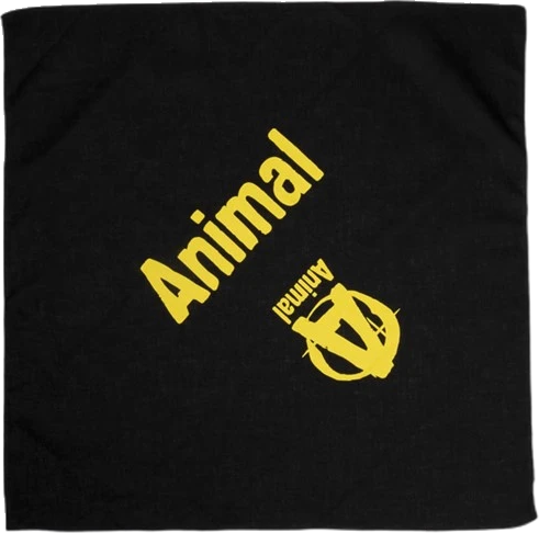 Animal Bandana - Yellow Logo - 