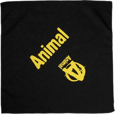 Animal Bandana - Yellow Logo - 