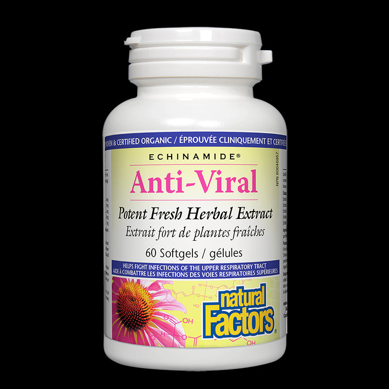 При вирусни инфекции - Анти-Вирал – имуноукрепващ билков препарат, 60 софтгел капсули Natural Factors