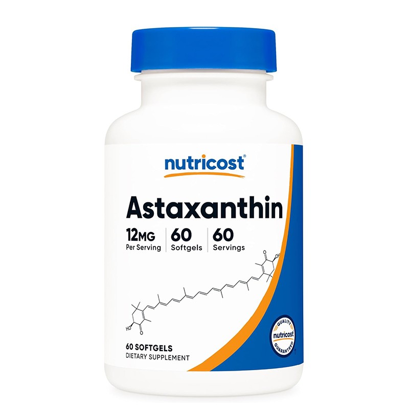 Антиоксидант за добро зрение - Астаксантин, 12 mg х 60 софтгел капсули
