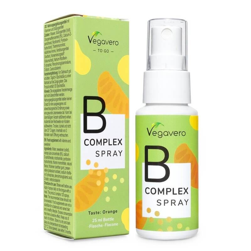 B Complex/ Витамин В комплекс/ Орален спрей, 25 ml, 100% Vegan Vegavero