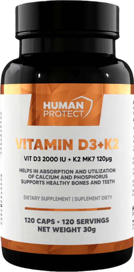 Vitamin D3 2000 IU + K2 100 mcg - 