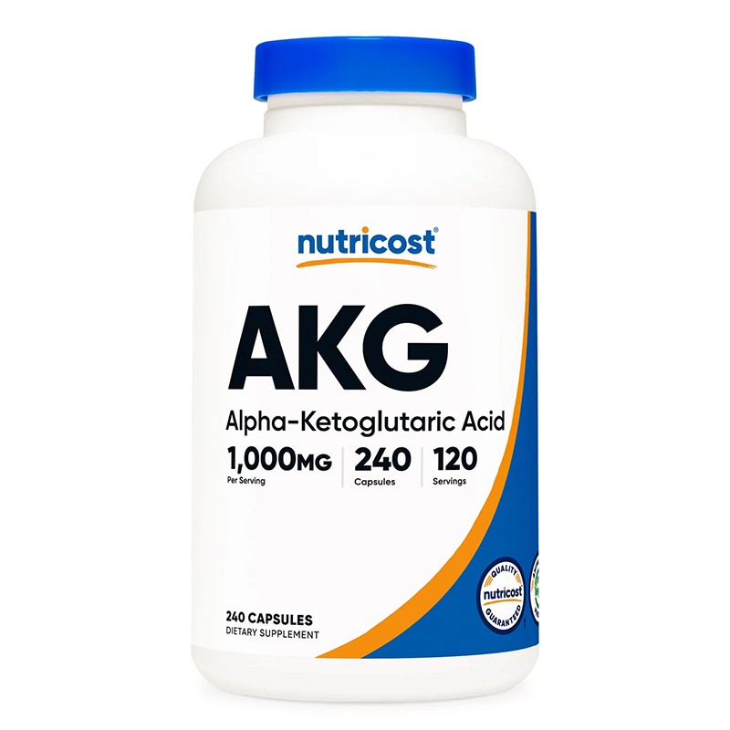 Енергия и мускулна маса - Алфа-кетаглутарова киселина (AKG), 500 mg х 240 капсу