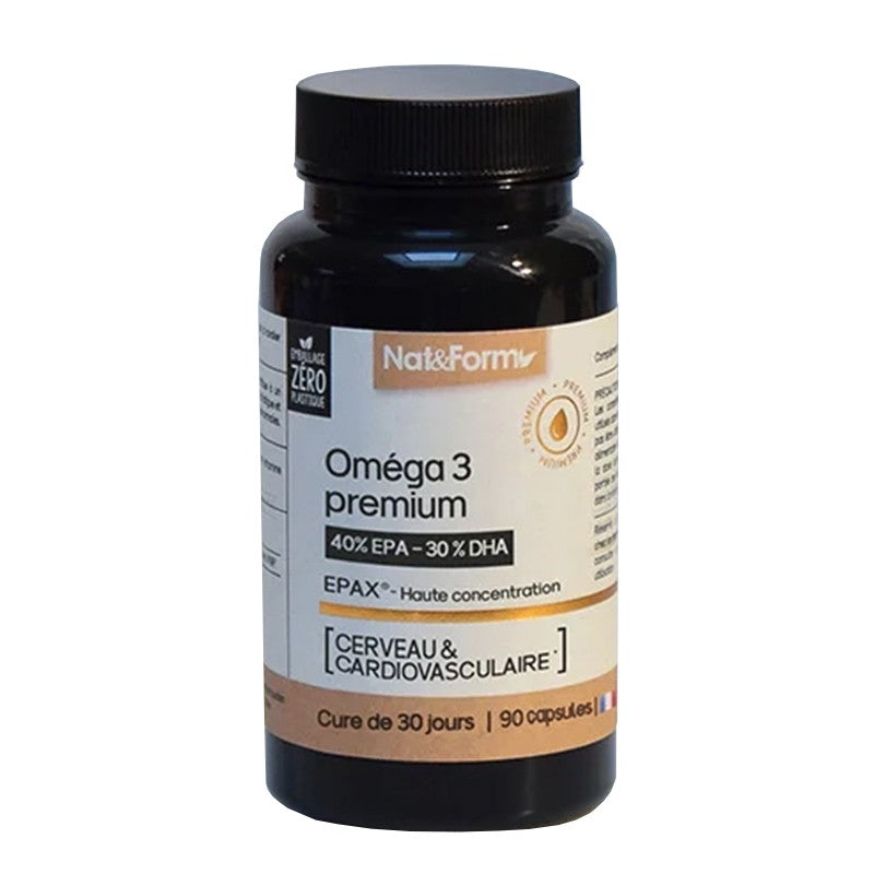 Когнитивна и сърдечна функция - Омега 3 390 mg (EPA 200 mg/ DHA 150 mg), 90 софтгел капсули
