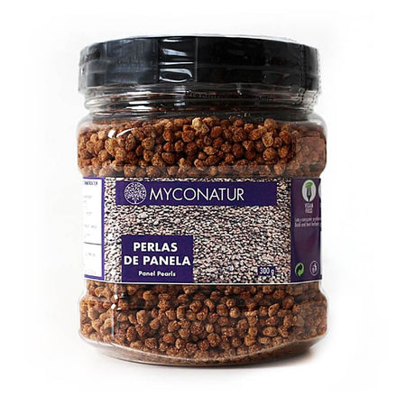 Perlas de panela - Био тръстикова захар на гранули, 300 g Myconatur
