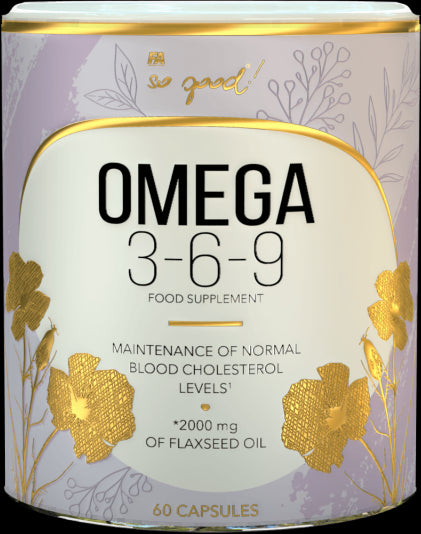 Omega 3-6-9 Flax Oil 1000 mg | So Good! Series - 