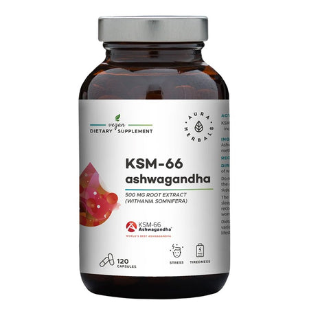Стрес и добро настроение - Ашваганда (KSM-66), 200 mg х 120 капсули