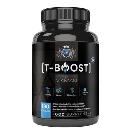 Тестостерон формула за мъже T-Boost Viaman™, 180 капсули