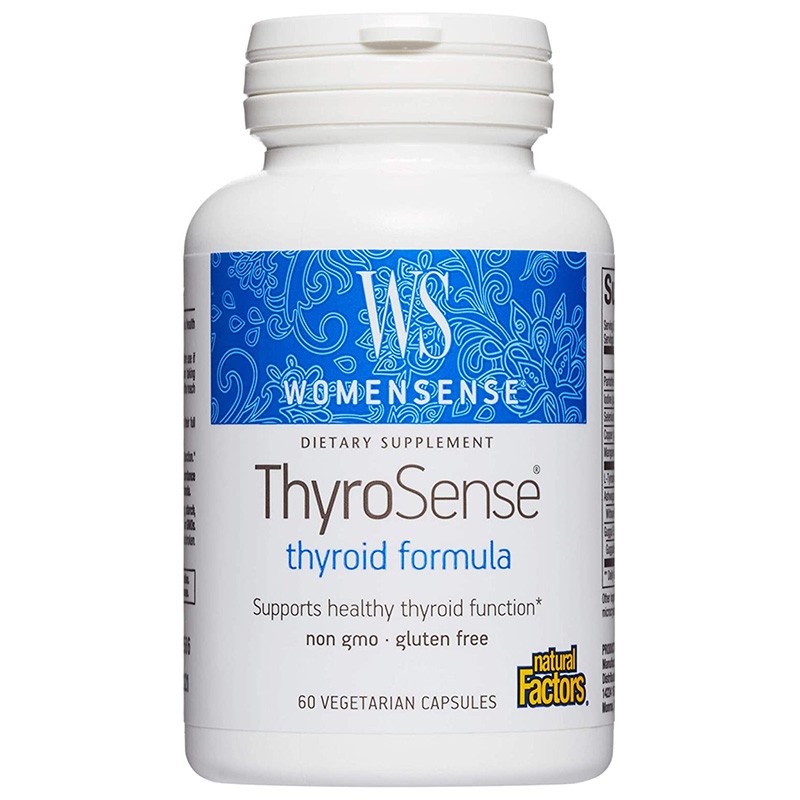 ThyroSense® WomenSense® / Тироидна формула х 60 капсули Natural Factors