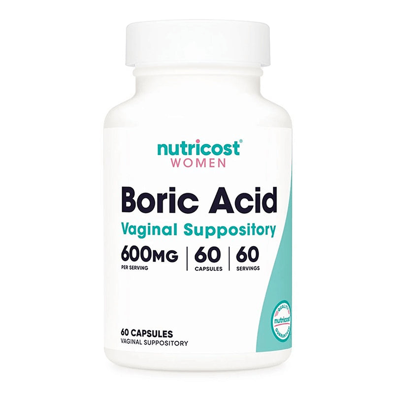 Вагинални инфекции - Борна киселина (Boric Acid), 600 mg х 60 вагинални капсули