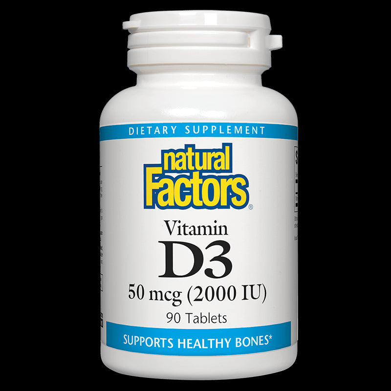 Vitamin D3 / Витамин D3, 2000 IU, 90 таблетки Natural Factors