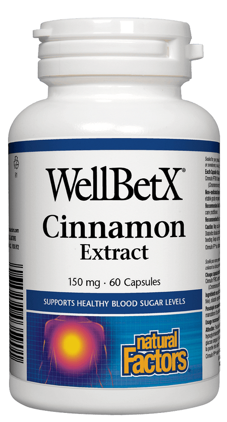 WellBetX® Cinnamon Extract/ Канела 150 mg х 60 капсули