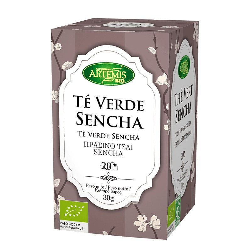 Зелен чай СЕНЧА Био, 20 филтърни пакетчета