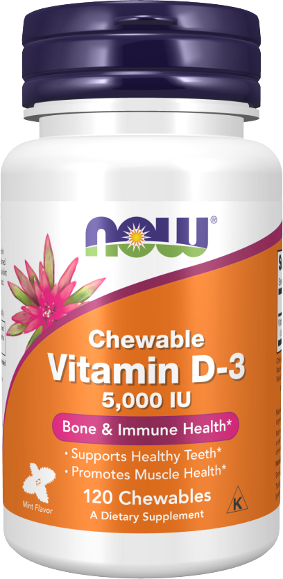 Vitamin D-3 5000 IU / Chewable - BadiZdrav.BG