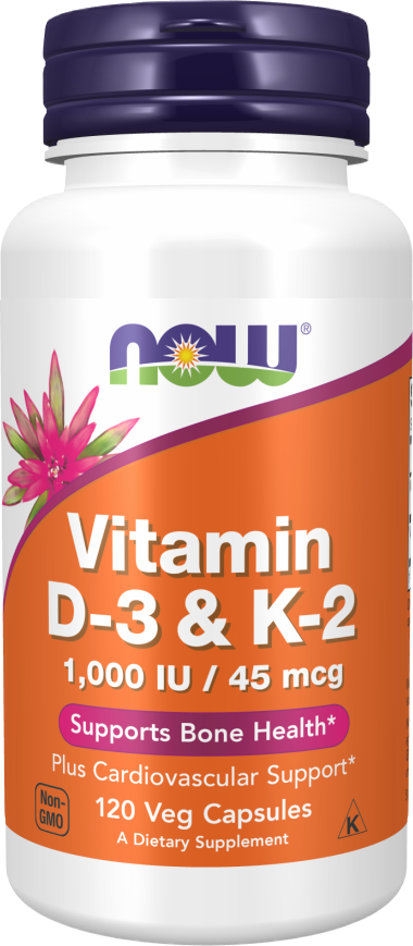 Vitamin D-3 1000 IU + K-2 45 mcg - BadiZdrav.BG
