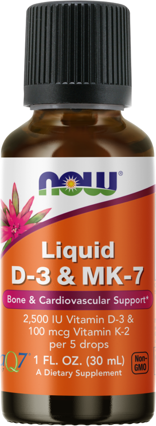 Liquid Vitamin D-3 + Mk-7 - 