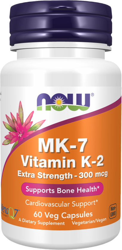 MK-7 Vitamin K-2 300 mcg | Extra Strength MenaQ7® - BadiZdrav.BG