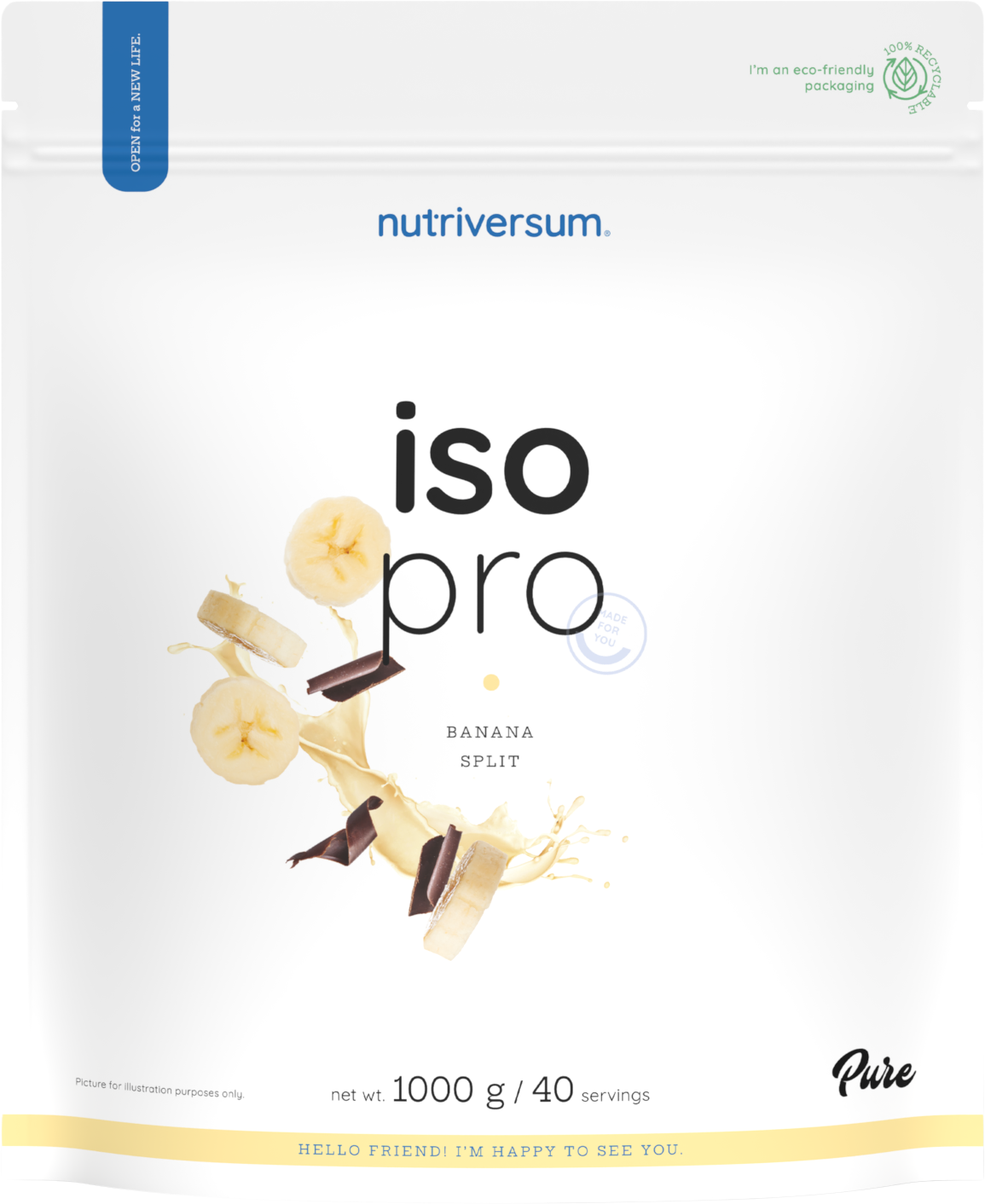 Iso Pro Pure Whey | Isolate with N-Zyme System - Banana Split