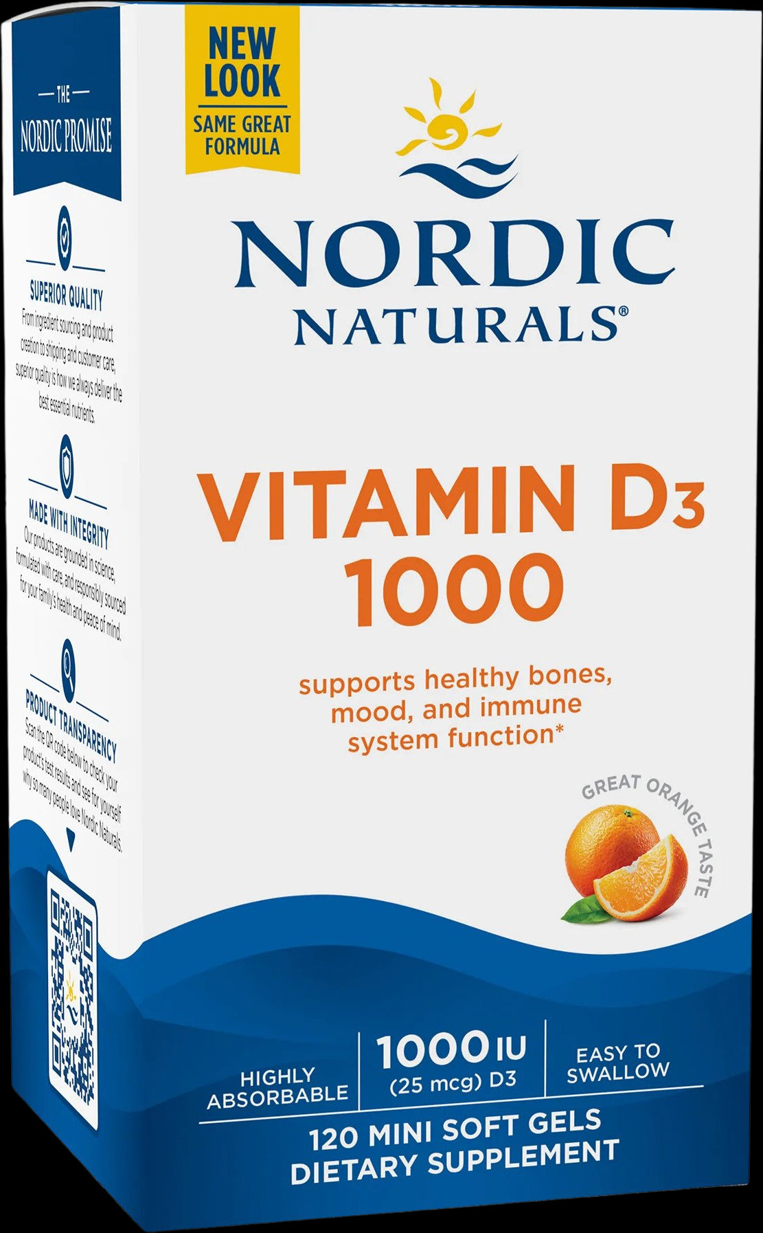 Vitamin D3 1000 IU - Портокал