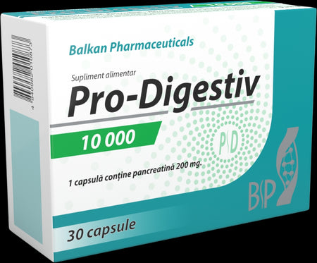Pro-Digestiv 10000 | Pancreatin 200 mg - BadiZdrav.BG