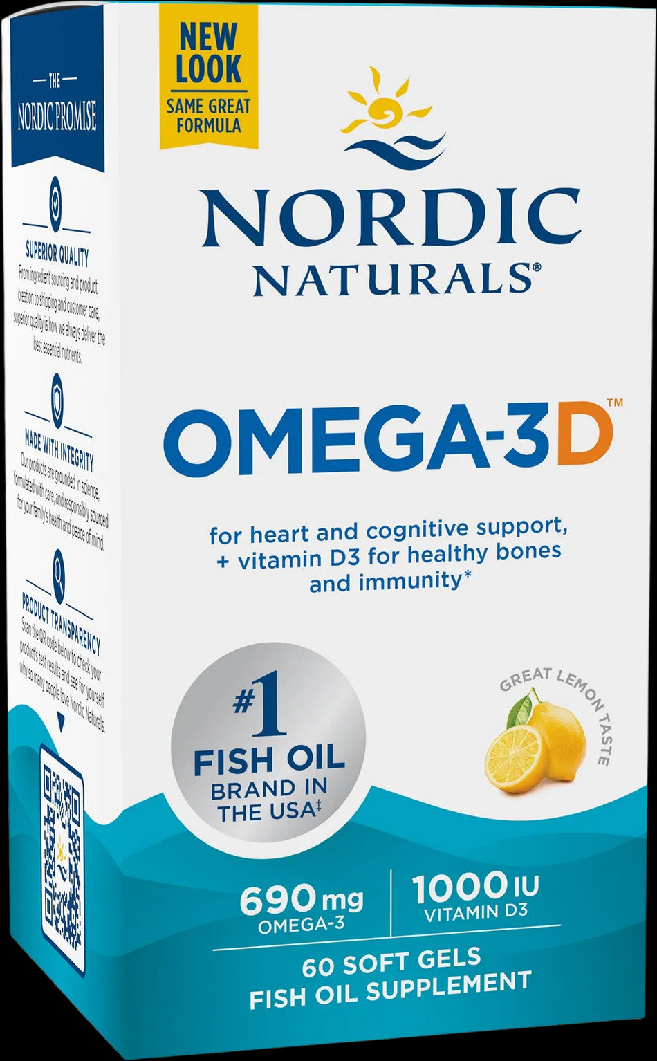 Omega-3D 690 mg - Лимон