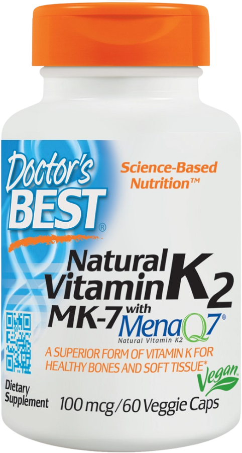 BEST Natural Vitamin K2 MK-7 100 mcg - 