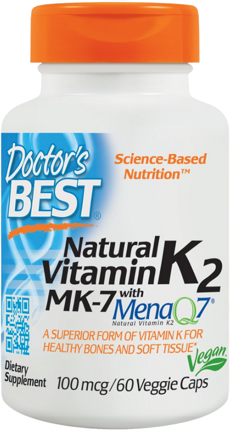 BEST Natural Vitamin K2 MK-7 100 mcg - 