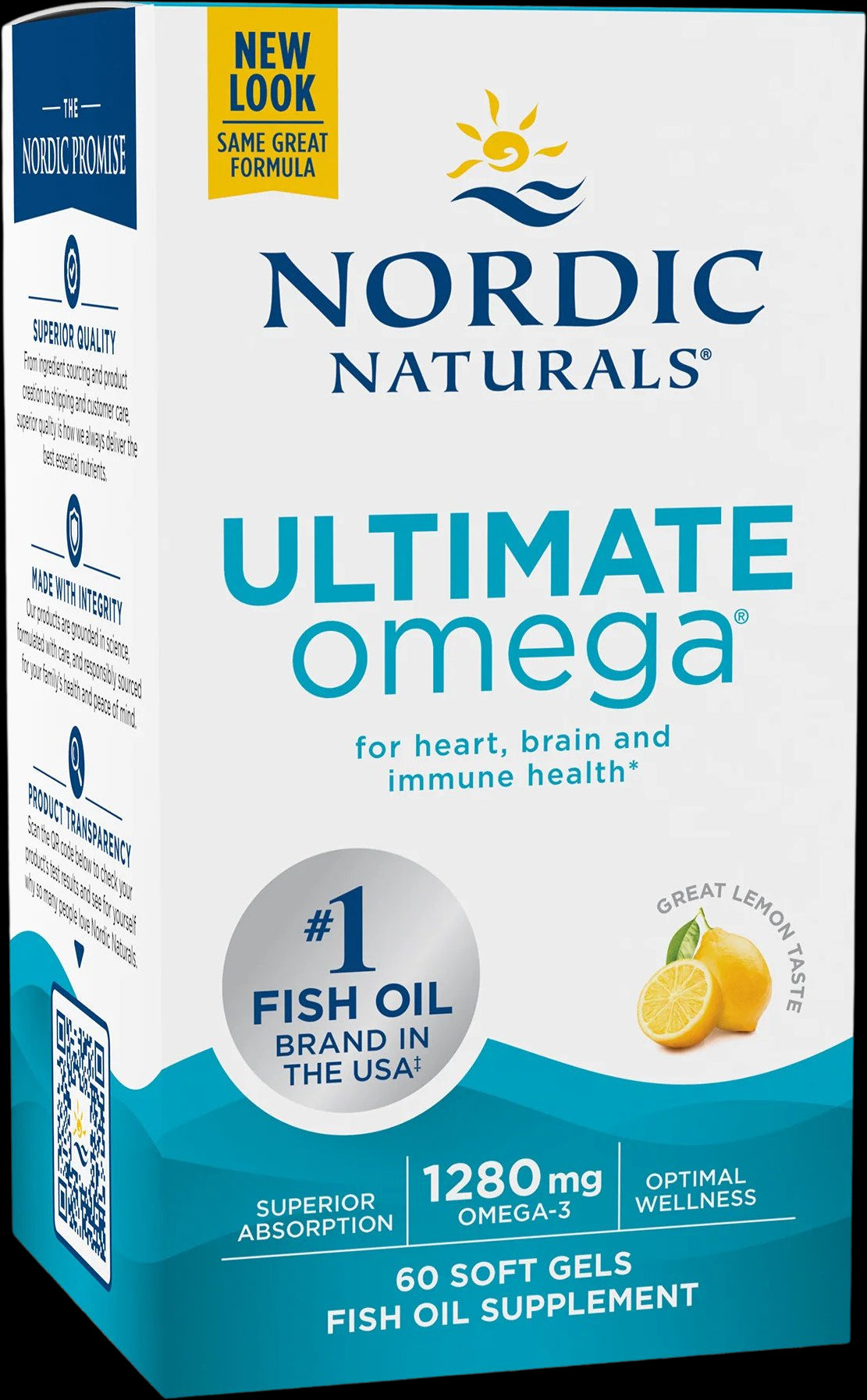 Ultimate Omega 1280 mg - Лимон