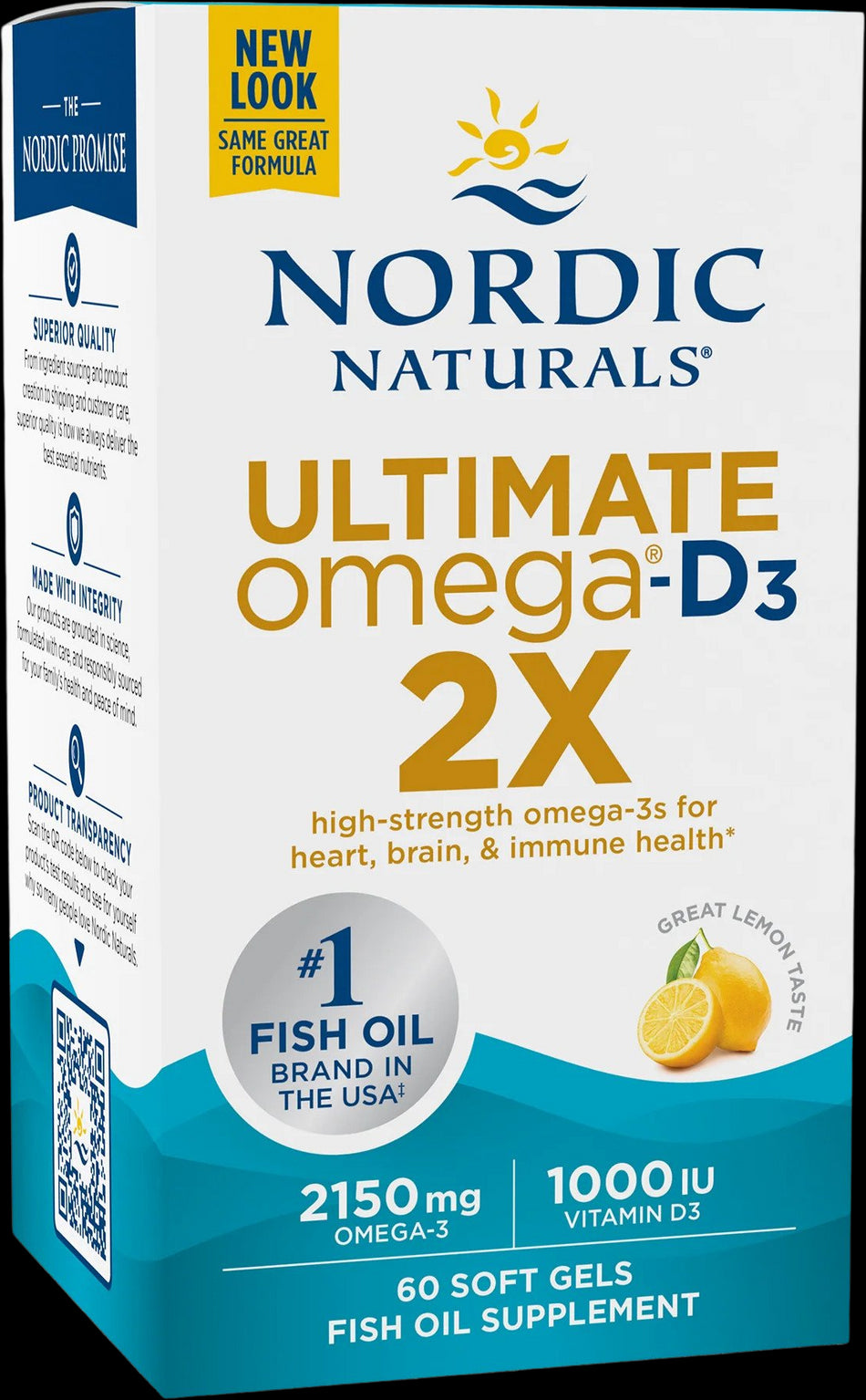 Ultimate Omega 2X 2150 mg | With Vitamin D3 - 