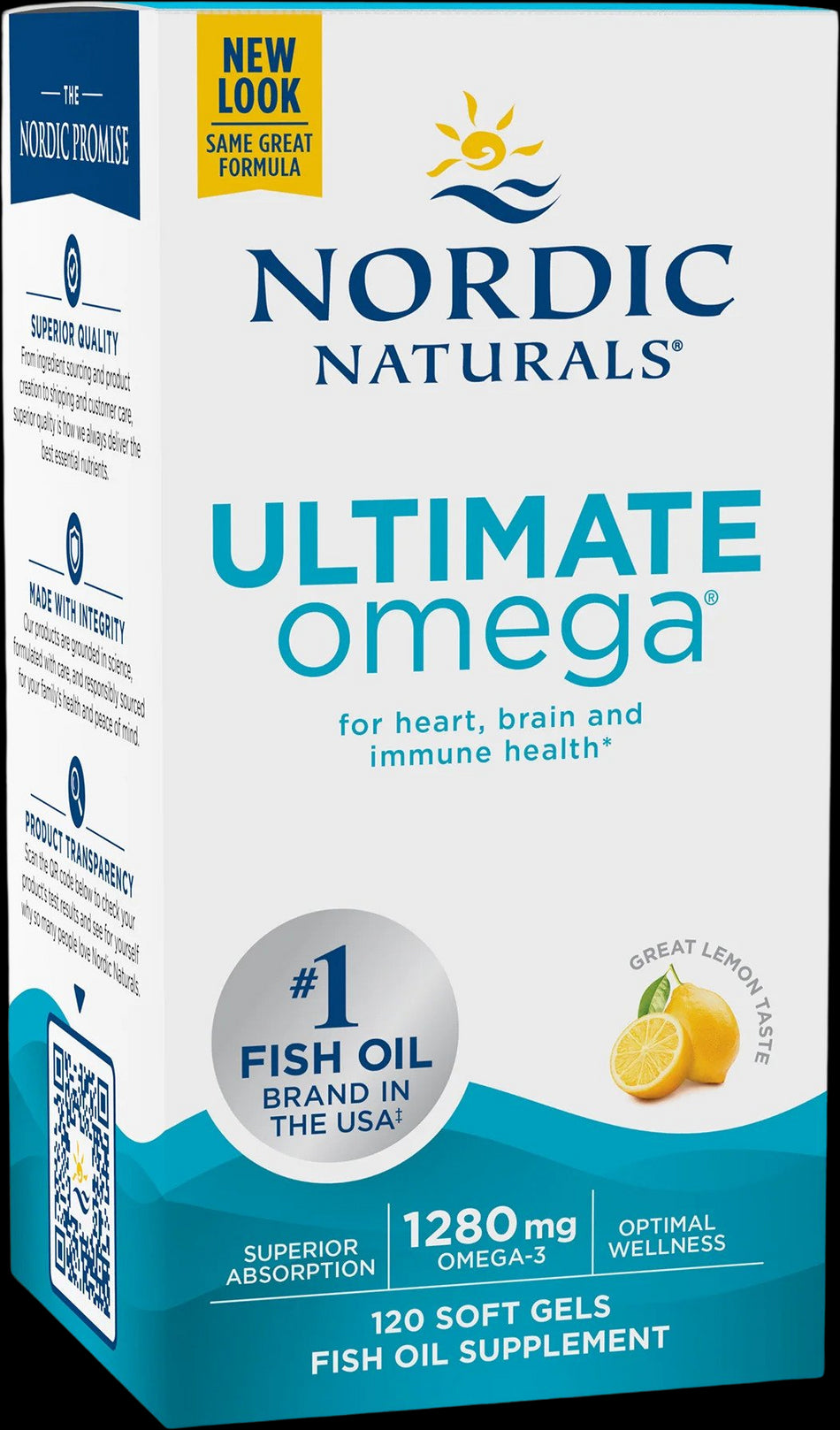 Ultimate Omega 1280 mg - Лимон