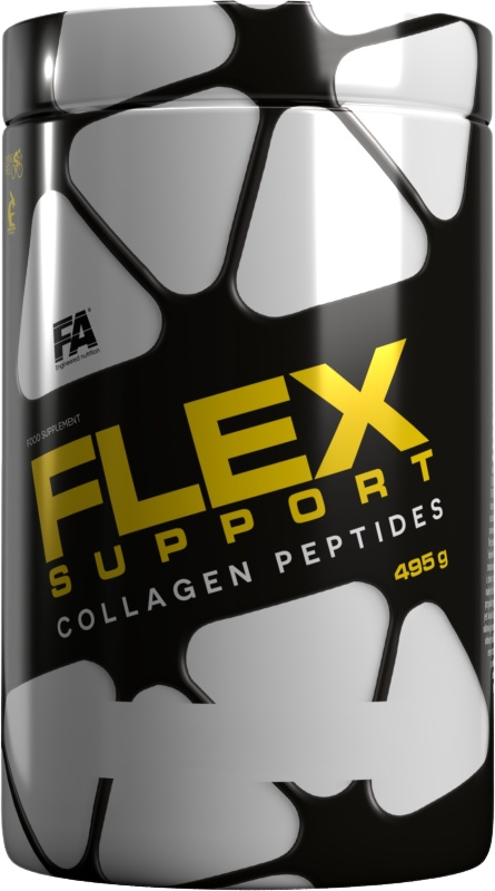Flex Support | Hydrolyzed Collagen Peptides + Glucosamine, Chondroitin, MSM, Hyaluronic Acid - Тропически Плодове