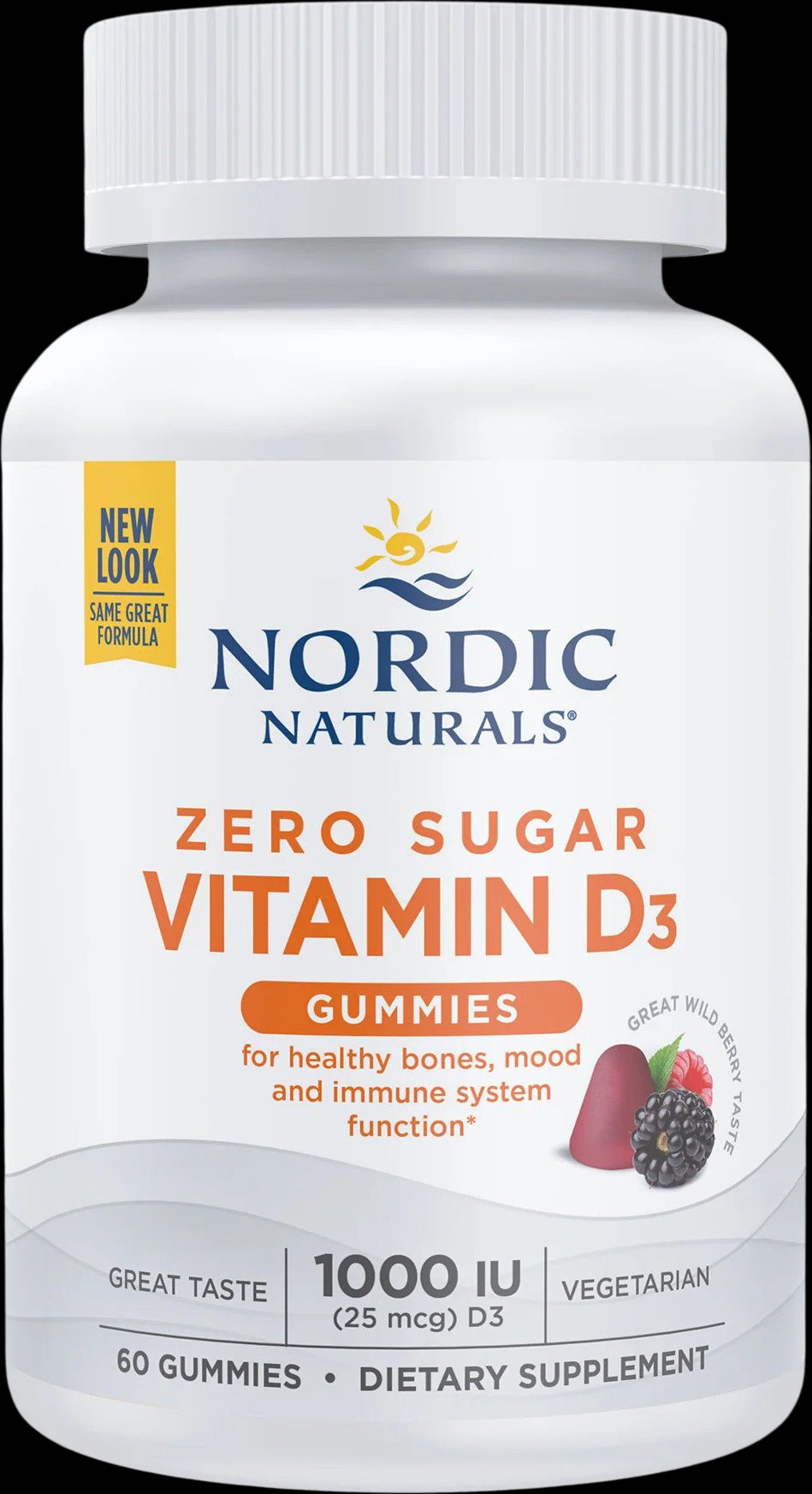 Vitamin D3 Zero Sugar 1000 IU - Горски плодове