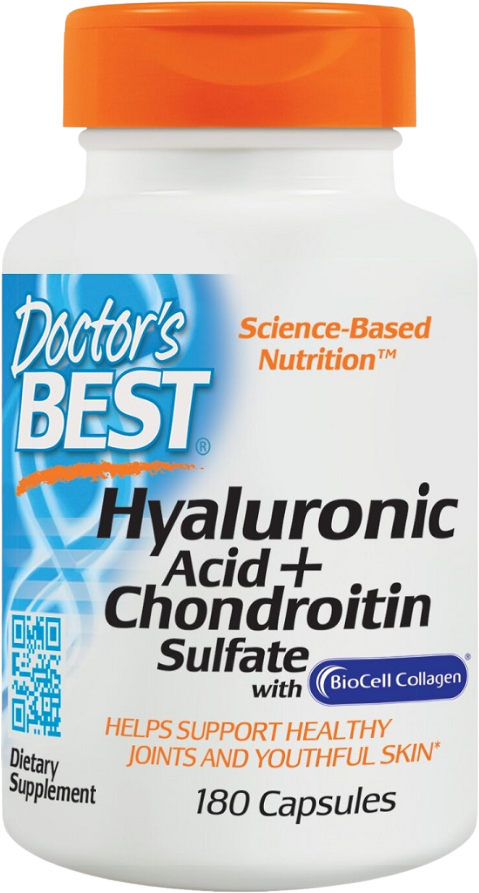 BEST Hyaluronic Acid + Chondroitin Sulfate / with BioCell Collagen - 