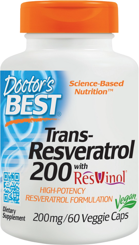 Trans-Resveratrol 200 mg | with ResVinol-25 - 