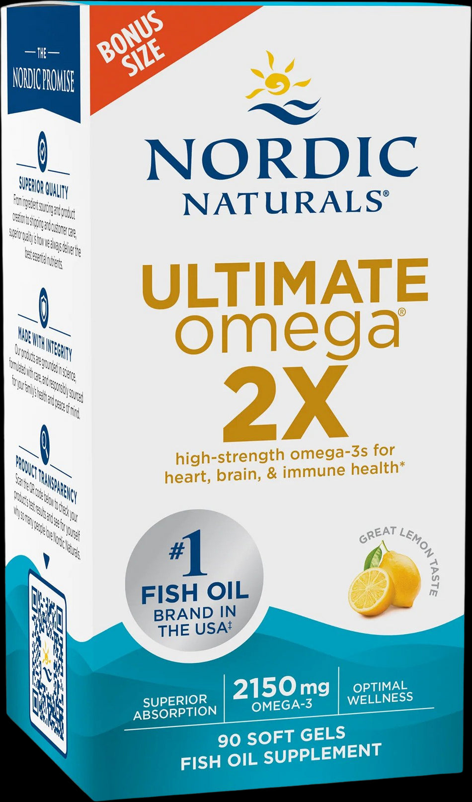 Ultimate Omega 2X 2150 mg - Лимон