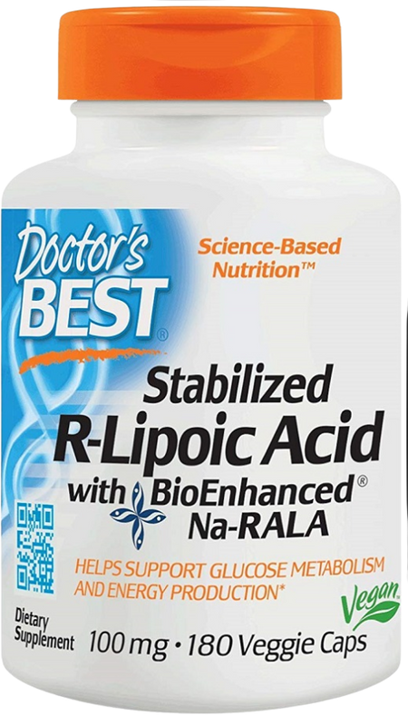 BEST R-Lipoic Acid / Stabilized NA-R-ALA 100 mg - 