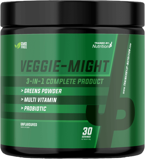 Veggie-Might | 3 in 1 Complete Formula ~ Greens &amp; Multi Vitamin &amp; Probiotic - BadiZdrav.BG