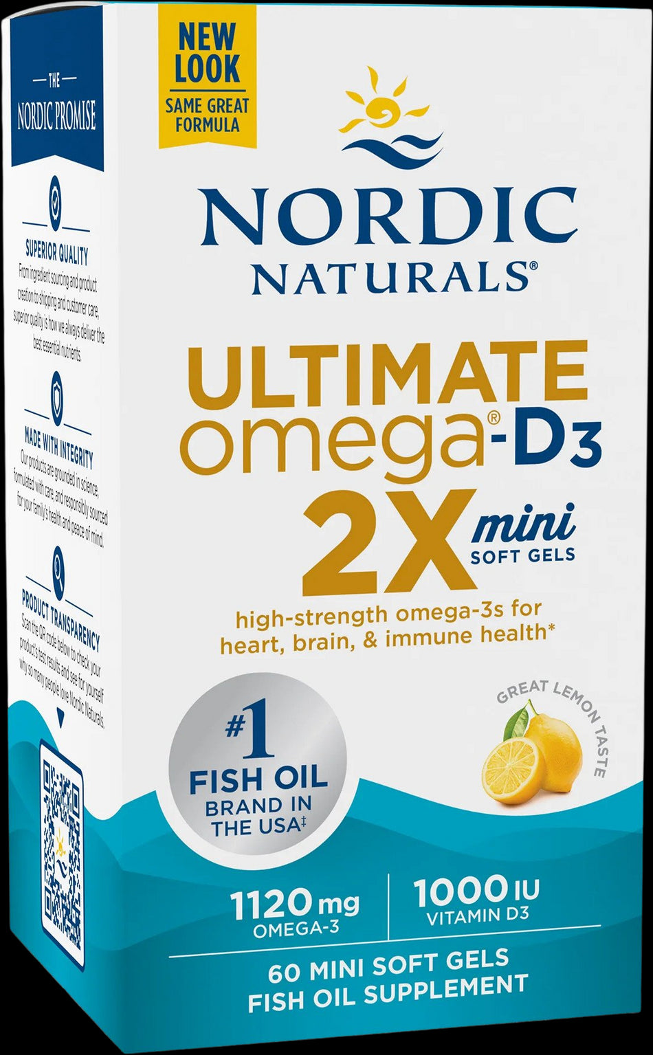 Ultimate Omega 2X Mini 1120 mg | With Vitamin D3 - 