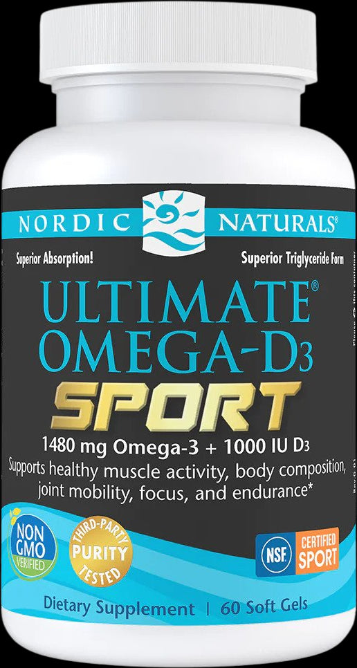 Ultimate Omega-D3 Sport 1480 mg - Лимон